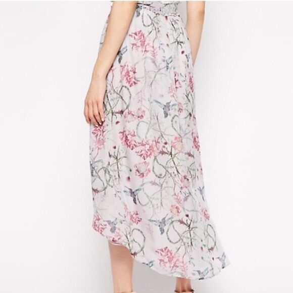French connection silk Eden of Zola printed midi skirt size small - Picture 4 of 13